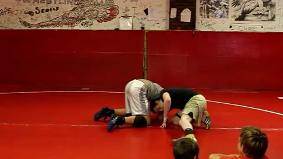 Front Headlock - Head Under, Grab Hip, Go Behind